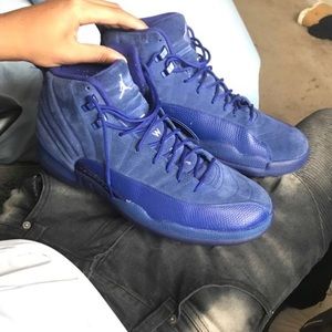 Royal blue Jordan retro 12